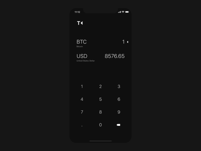 Token animation app converter gif ios iphone iphonex motion principle ui ux