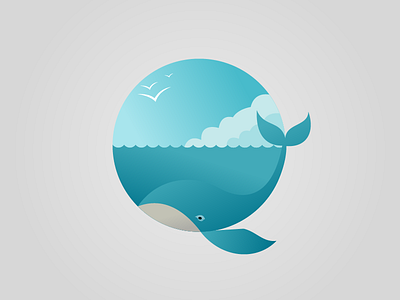 WHALE graphics design illustration logo uiux