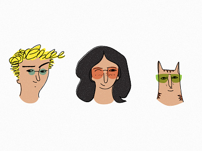 Cool Cats digital illustration illustrator