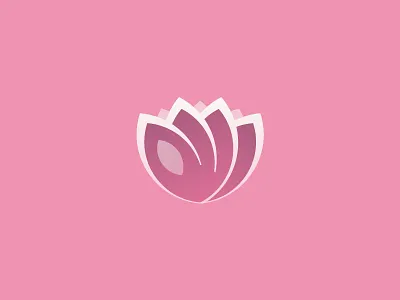 Flower (الله) allah arab arabic flower gold golden ratio gradient logo pink purple typo
