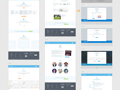Bluematch Website realestate uiux webdesign