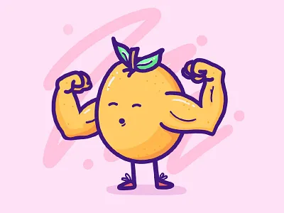 Orange Juiced doodle graphic design illustration orange