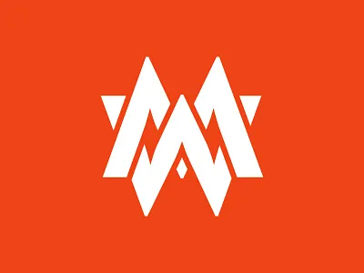 MW Monogram initials logo m monogram w