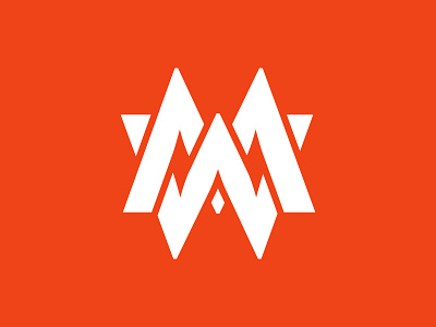 MW Monogram initials logo m monogram w