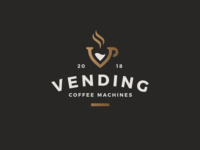 Vending pt.1 coffee coffee machines identity logo retro vending