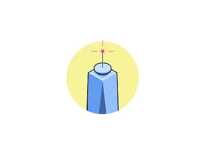 One World Trade Center - New York City architecture building city cube city design game illo illustration new york city simple city urban
