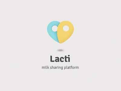 Lacti Logo location logo milk platform share