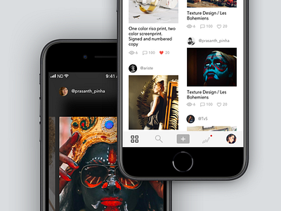 Flam - WIP UI kit iphone photography ui ui kit ux
