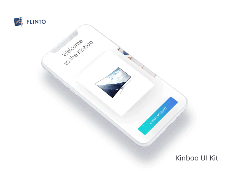 Kinboo UI kit . app concept fashion ui ux