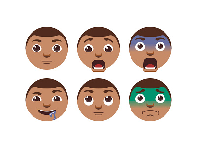 Latino Emoji emojis flat illustrator latino photoshop