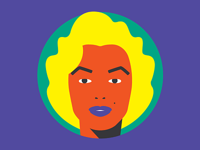 Badass Icons // Marilyn Monroe icons illustration marilyn monroe power profile vector woman women