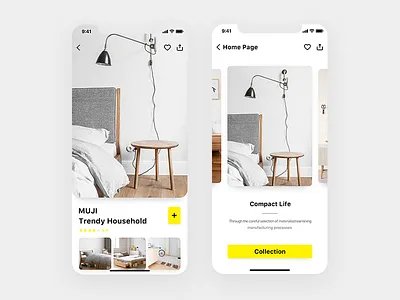 Material collection app、design、resign