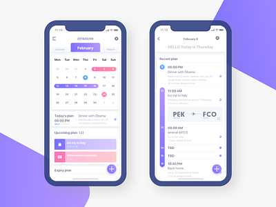 Calendar app calendar ios iphonex ui ux