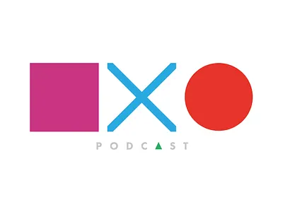 SquareXO PlayStation Podcast Logo branding gaming icon logo playstation podcast solid vector