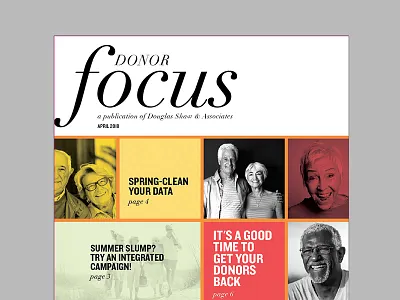 Newsletter Cover WIP cover fundraising layout newsletter