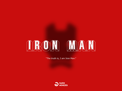 xStark illustration iron man marvel poster