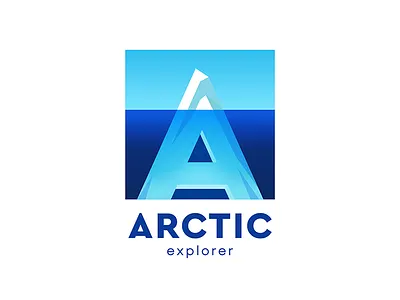 Arctic Explorer arctic brand design explore idea logo sign travel typography