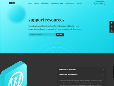 Bro Support cms envato fix support technical themeforest ui ux wordpress