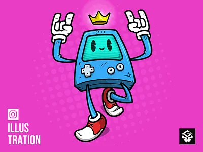 Retro stuff is the new cool! adobe artwork cartoon drawing game illustration illustrator just for fun non sense nostalgic random retro