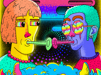 Happy Valentine's Day! lowbrow lowbrowart