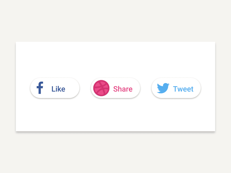 Daily UI #010 - Social Share dailyui design dribbble motion share social ui ux web