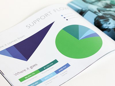 OSC Impact Report annual design graphs impact infographic layout non profit orlando print report science support