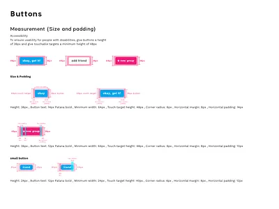 Style Buttons - WIP design system elements navigation padding style guide styles toolkit ui ux
