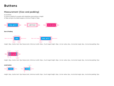 Style Buttons - WIP design system elements navigation padding style guide styles toolkit ui ux