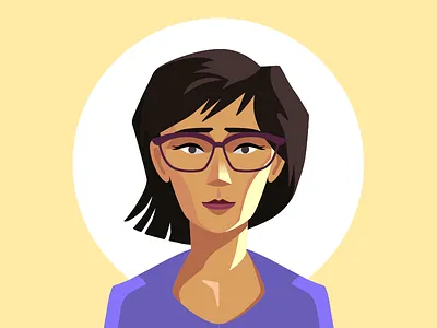 Developer 1 character design developer woman