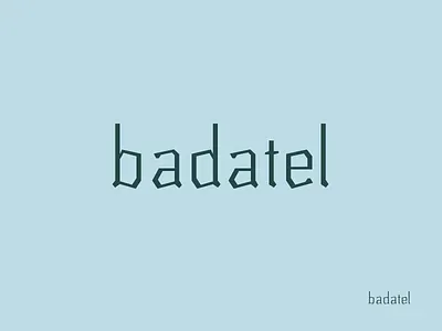 Badatel typeface design font glyphs logo serif type typeface typo typography