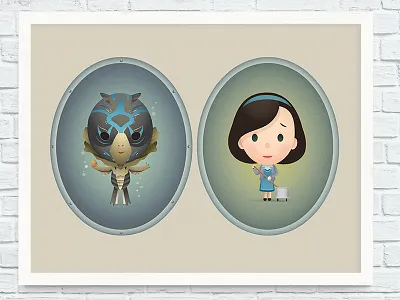 Unspeakable character design cute movies the shape of water