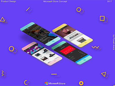 Microsoft Store App Concept microsoft product design ui ux