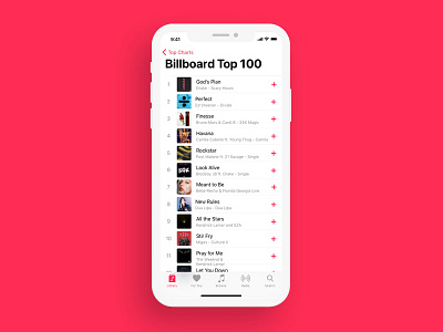 #019 of #dailyui / leaderboard iphone iphonex leaderboard pink x