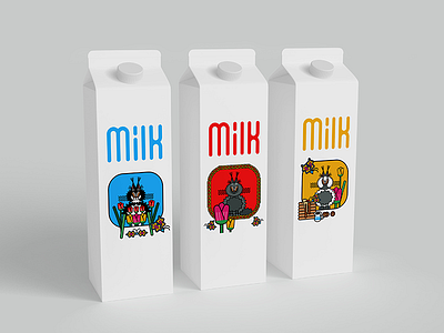 CAT - 2 2d animal cat food illustration milk mockup vector