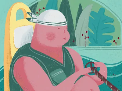 温柔的头巾男 inbetweening