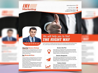 Corporate Business Flyer brochure business flyer corporate flyer design flyer flyer design graphic postcard poster typography unique flyer