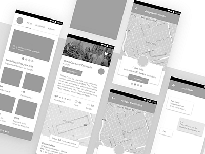 Carnaval App app carnaval prototype ux wireframe