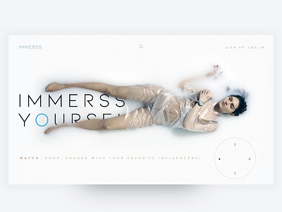 Landing Page clean design fashion landing page maven minimalist ui ux web web design