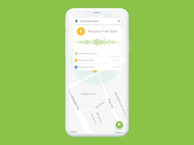 Park Discovery App app cards discovery events ios map mobile profile