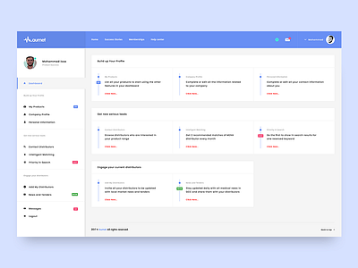 User Dashboard Design dashboard design user