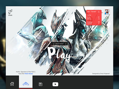 Warframe Launcher Revisited launcher shots ui warframe warframe ui