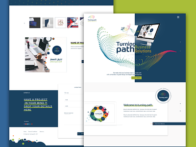 Tuning Path homepage banner big design path splitter tuning ui ux website