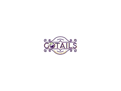 Gotails branding illustration logo design typography