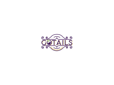 Gotails branding illustration logo design typography