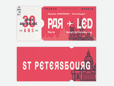 Plane Ticket to Russia petersbourg plane print russia saint ticket trip