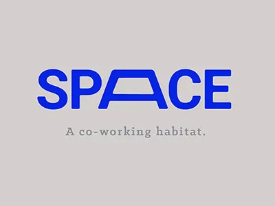 Space - Third Logos coworking logo office space thirtylogos typography