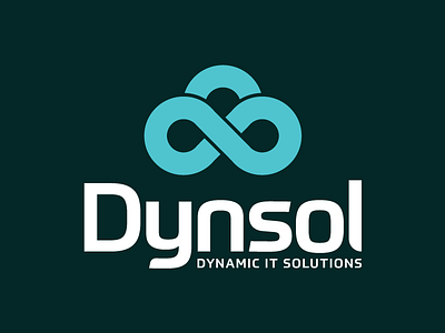 Dynsol: Logo Design branding cloud graphic design infinity it it services logo sweden