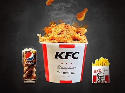 KFC Unofficial ADV chicken food kfc pepsi take away