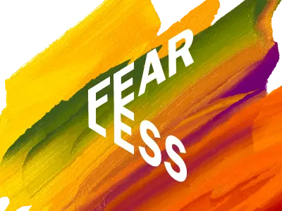 Fearless Logotype brand branding conference design fearless graphic ted tedx
