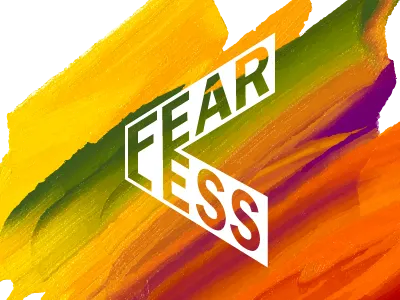 Fearless brand branding conference design fearless graphic ted tedx